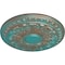 Ekena Millwork Colton Ceiling Medallion (Fits Canopies up to 4 3/4"), 15 3/4"OD x 1 1/2"P, Copper Green Patina CM15CNCGS - alternate 4